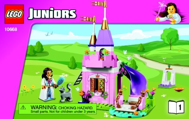 Building Instructions - LEGO - Juniors - 10668 - The Princess Play Castle: Page 1