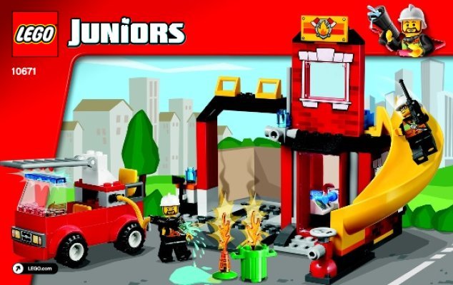 Building Instructions - LEGO - Juniors - 10671 - Fire Emergency: Page 1