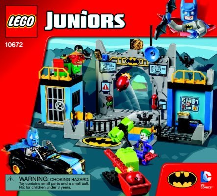 Building Instructions - LEGO - Juniors - 10672 - Batman™: Defend the Batcave: Page 1