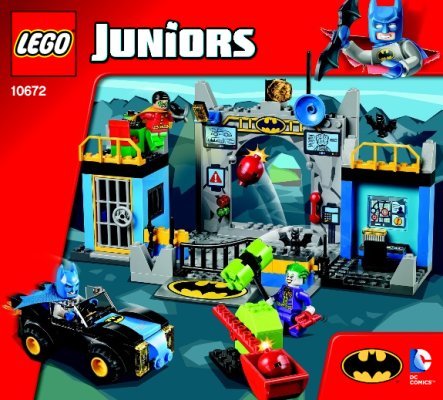 Building Instructions - LEGO - Juniors - 10672 - Batman™: Defend the Batcave: Page 1