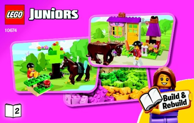 Building Instructions - LEGO - Juniors - 10674 - Pony Farm: Page 1