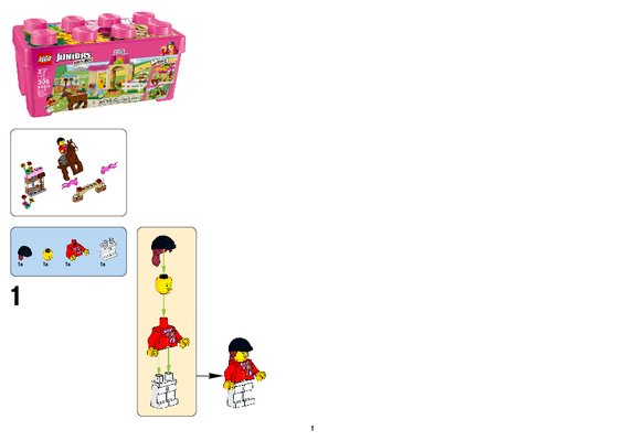 Building Instructions - LEGO - Juniors - 10674 - Pony Farm: Page 1