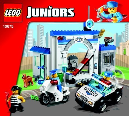 Building Instructions - LEGO - Juniors - 10675 - Police – The Big Escape: Page 1