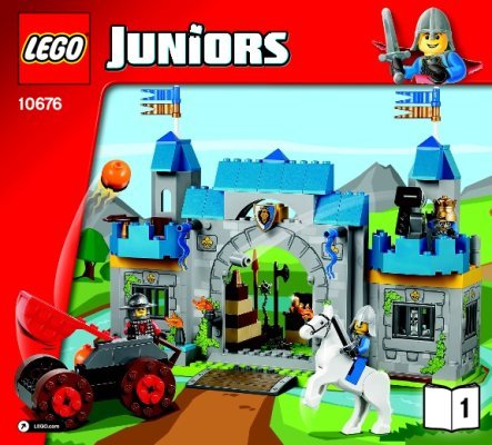 Building Instructions - LEGO - Juniors - 10676 - Knights' Castle: Page 1