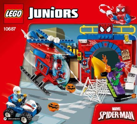 Building Instructions - LEGO - Juniors - 10687 - Spider-Man™ Hideout: Page 1