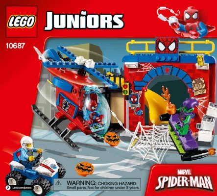 Building Instructions - LEGO - Juniors - 10687 - Spider-Man™ Hideout: Page 1