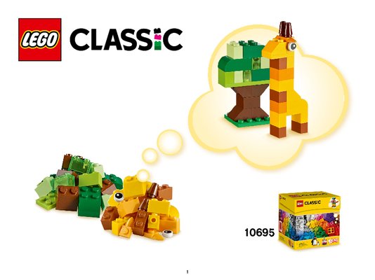 Building Instructions - LEGO - Classic - 10695 - LEGO® Creative Building Box: Page 1