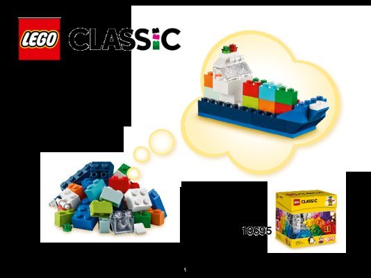 Building Instructions - LEGO - Classic - 10695 - LEGO® Creative Building Box: Page 1