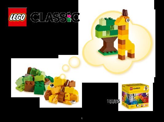 Building Instructions - LEGO - Classic - 10695 - LEGO® Creative Building Box: Page 1