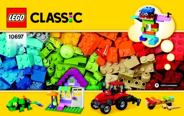 Building Instructions - LEGO - Classic - 10697 - LEGO® Large Creative Box: Page 1