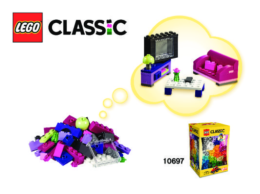 Building Instructions - LEGO - Classic - 10697 - LEGO® Large Creative Box: Page 1