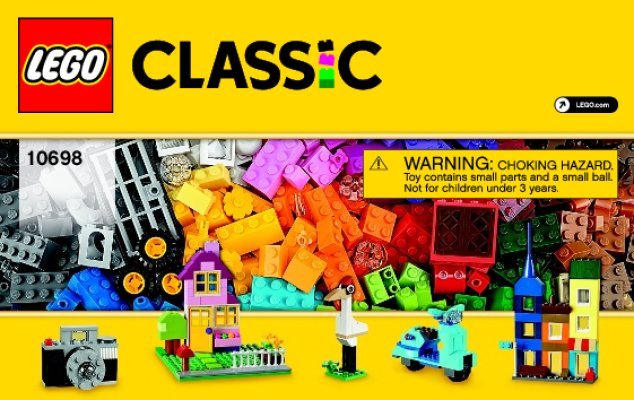 Building Instructions - LEGO - Classic - 10698 - LEGO® Large Creative Brick Box: Page 1