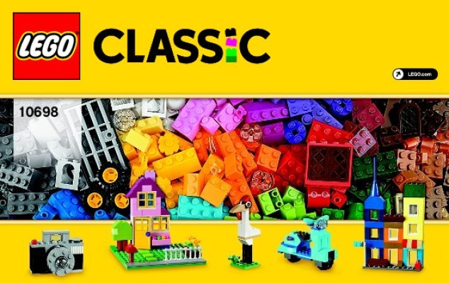 Building Instructions - LEGO - Classic - 10698 - LEGO® Large Creative Brick Box: Page 1