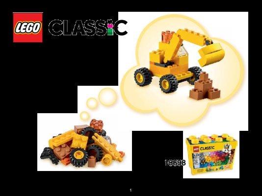 Building Instructions - LEGO - Classic - 10698 - LEGO® Large Creative Brick Box: Page 1