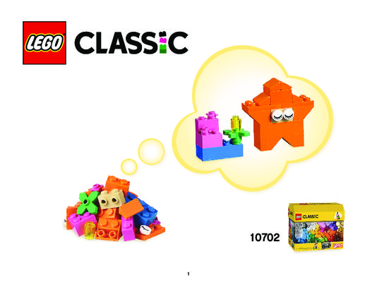 Building Instructions - LEGO - Classic - 10702 - LEGO® Creative Building Set: Page 1