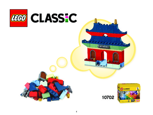 Building Instructions - LEGO - Classic - 10702 - LEGO® Creative Building Set: Page 1