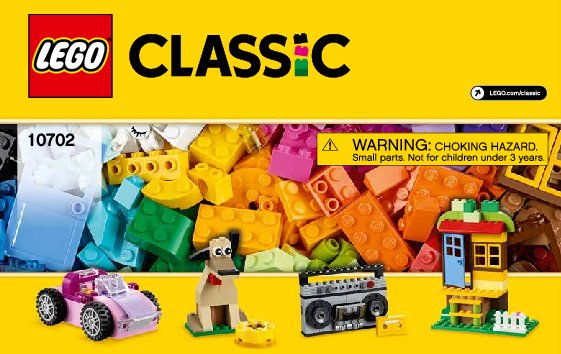 Building Instructions - LEGO - Classic - 10702 - LEGO® Creative Building Set: Page 1