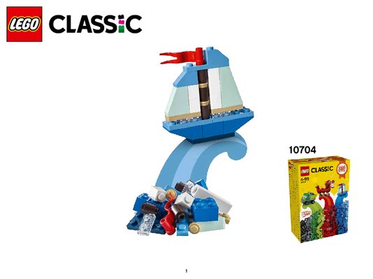 Building Instructions - LEGO - Classic - 10704 - Creative Box: Page 1