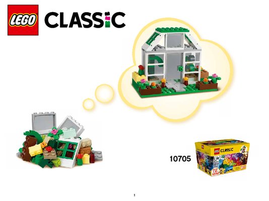 Building Instructions - LEGO - Classic - 10705 - LEGO® Creative Building Basket: Page 1