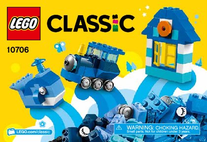 Building Instructions - LEGO - Classic - 10706 - Blue Creativity Box: Page 1