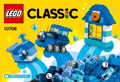 Building Instructions - LEGO - Classic - 10706 - Blue Creativity Box: Page 1