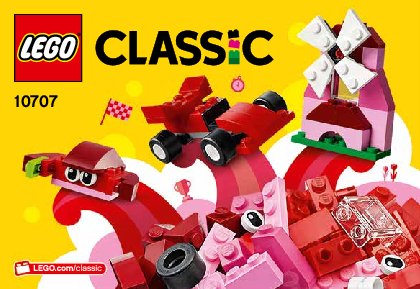 Building Instructions - LEGO - Classic - 10707 - Red Creativity Box: Page 1