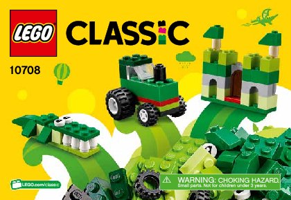 Building Instructions - LEGO - Classic - 10708 - Green Creativity Box: Page 1