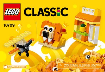 Building Instructions - LEGO - Classic - 10709 - Orange Creativity Box: Page 1