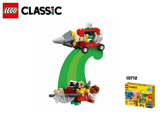 Building Instructions - LEGO - Classic - 10712 - Bricks and Gears: Page 1