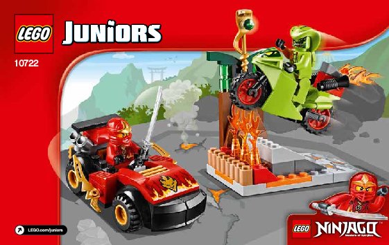 Building Instructions - LEGO - Juniors - 10722 - Snake Showdown: Page 1