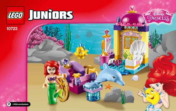 Building Instructions - LEGO - Juniors - 10723 - Ariel’s Dolphin Carriage: Page 1