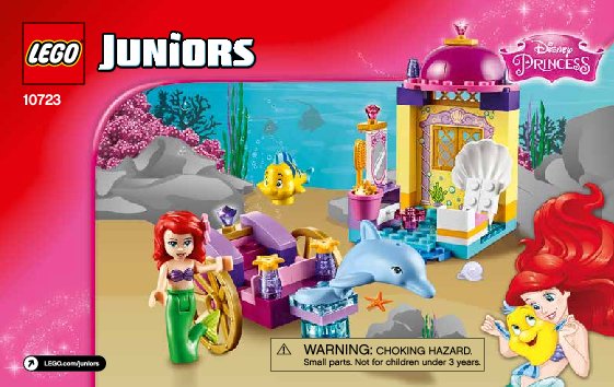 Building Instructions - LEGO - Juniors - 10723 - Ariel’s Dolphin Carriage: Page 1