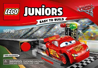 Building Instructions - LEGO - Juniors - 10730 - Lightning McQueen Speed Launcher: Page 1