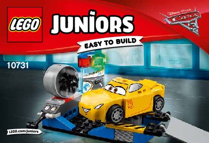 Building Instructions - LEGO - Juniors - 10731 - Cruz Ramirez Race Simulator: Page 1