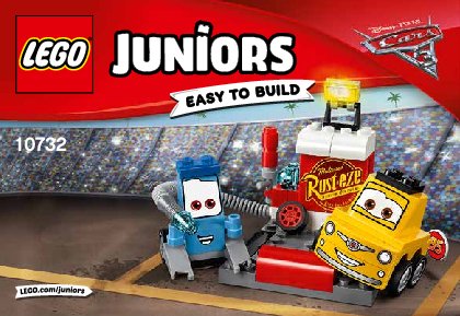 Building Instructions - LEGO - Juniors - 10732 - Guido and Luigi's Pit Stop: Page 1