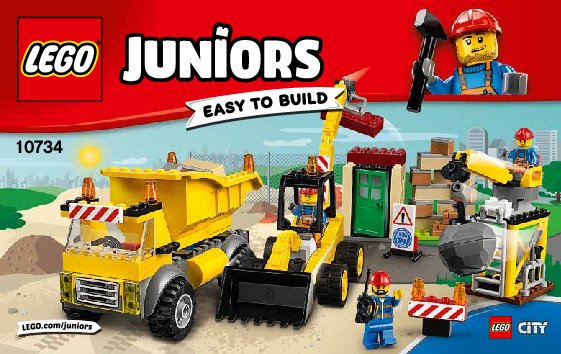 Building Instructions - LEGO - Juniors - 10734 - Demolition Site: Page 1