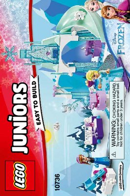 Building Instructions - LEGO - Juniors - 10736 - Anna & Elsa's Frozen Playground: Page 1