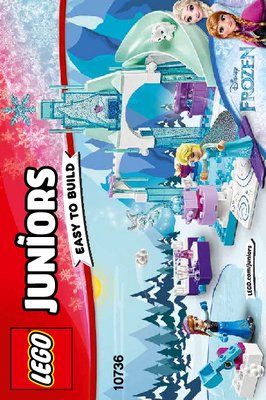 Building Instructions - LEGO - Juniors - 10736 - Anna & Elsa's Frozen Playground: Page 1