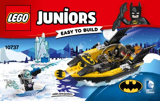 Building Instructions - LEGO - Juniors - 10737 - Batman™ vs. Mr. Freeze™: Page 1