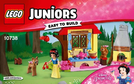 Building Instructions - LEGO - Juniors - 10738 - Snow White's Forest Cottage: Page 1