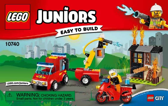 Building Instructions - LEGO - Juniors - 10740 - Fire Patrol Suitcase: Page 1