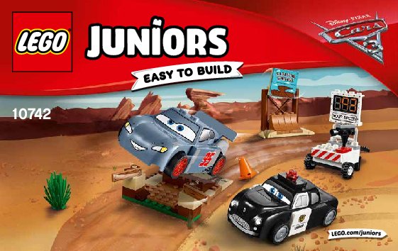 Building Instructions - LEGO - Juniors - 10742 - Willy's Butte Speed Training: Page 1