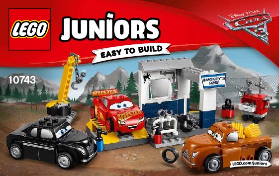 Building Instructions - LEGO - Juniors - 10743 - Smokey's Garage: Page 1