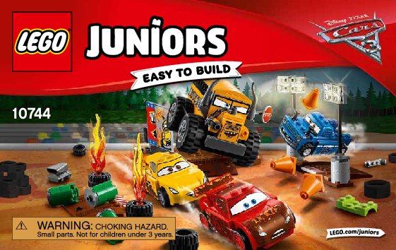 Building Instructions - LEGO - Juniors - 10744 - Thunder Hollow Crazy 8 Race: Page 1