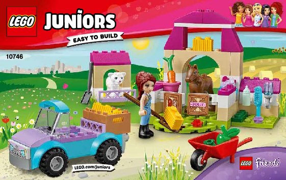 Building Instructions - LEGO - Juniors - 10746 - Mia's Farm Suitcase: Page 1