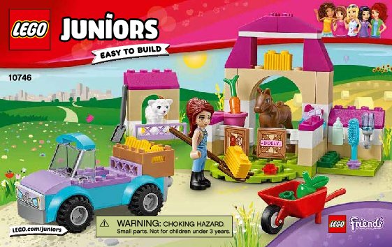 Building Instructions - LEGO - Juniors - 10746 - Mia's Farm Suitcase: Page 1