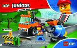 Building Instructions - LEGO - Juniors - 10750 - Road Repair Truck: Page 1