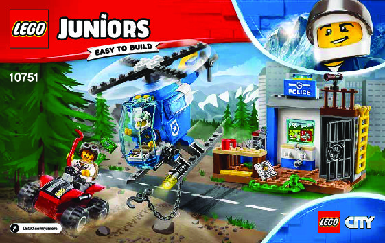 Building Instructions - LEGO - Juniors - 10751 - Mountain Police Chase: Page 1