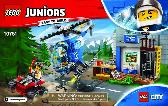 Building Instructions - LEGO - Juniors - 10751 - Mountain Police Chase: Page 1