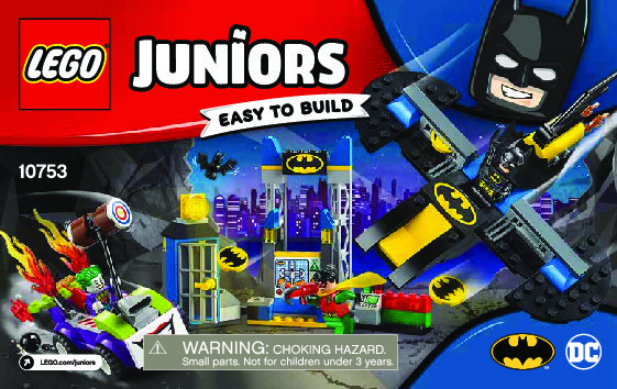 Building Instructions - LEGO - Juniors - 10753 - The Joker™ Batcave Attack: Page 1